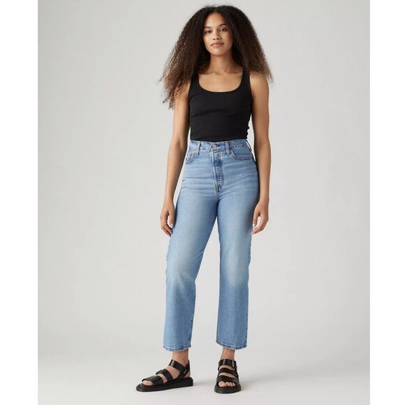 Levi's | Premium Ribcage Straight Ankle Women's Jeans EUC | Size 27 - Picture 2 of 11